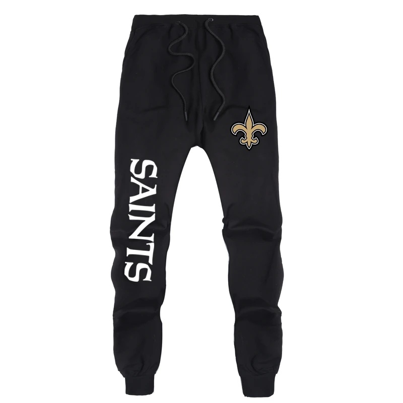 New Spring and Autumn Saints Casual Pants Vikings Male Cotton Foottball Casual Clothes New Lover Men's Casual Sweatpants