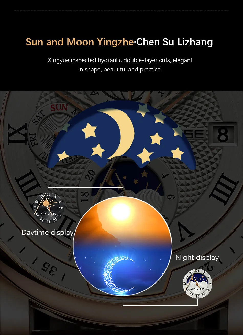 2021 New TEVISE Mens Mechanical Watches Top Brand Luxury Leather Moon Phase Automatic Watch Men Fashion Sport Waterproof Clock