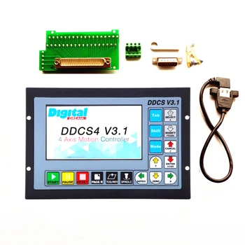 

3/4 Axis 500Khz BGA Motion Controller DDCSV3.1 OfflineOperate 1GB Internal G code Support USB Flash Disk Tool for diy CNCmachine