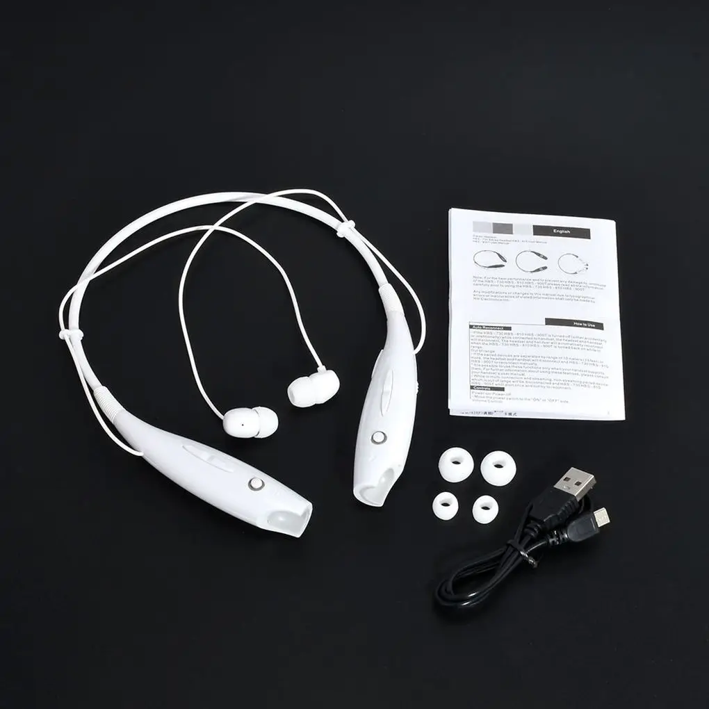 Новинка 2020 Bluetooth гарнитура HBS730 стерео 4 1 Беспроводная водонепроницаемые