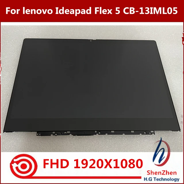 Cornice Da 13.3 ''2-In-1 Fhd Led Lcd Touch Screen Digitizer Per Lenovo Ideapad Flex 5 Cb 13Iml05 82B8 8282B8000Aus