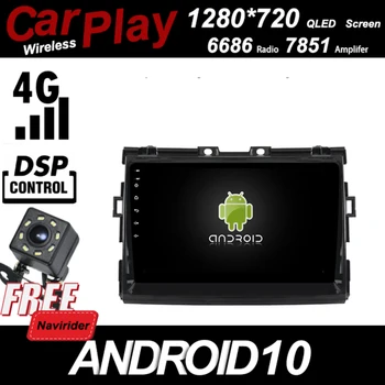 

Qled 1280*720 Screen Car Android 10 Player for Toyota ESTIMA multimedia Multimedia Carplay Bluetooth GPS Radio Head Unit