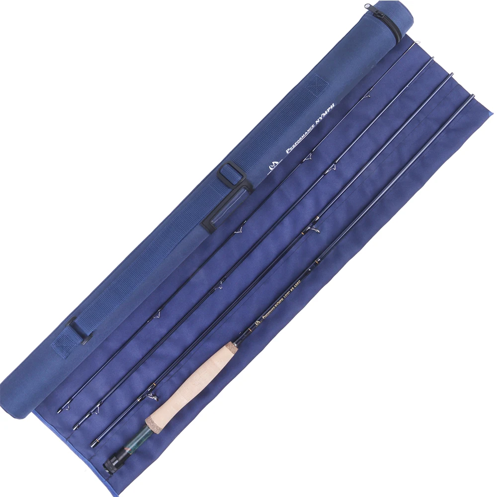performance Maximumcatch 10FT-11FT 2/3/4WT 4Sec Нимфа Fly Удочка IM10 графитовая углеродная волокна быстрое действие Fly стержень с Нимфа линии - Цвет: performance