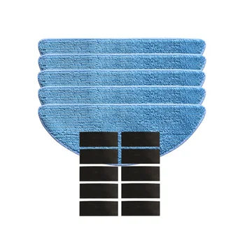 

Mop Cloths Rags Sticker For Fusion 150 Robotic Vacuum Cleaner Spare Parts 275*98mm Mopping Cloths New