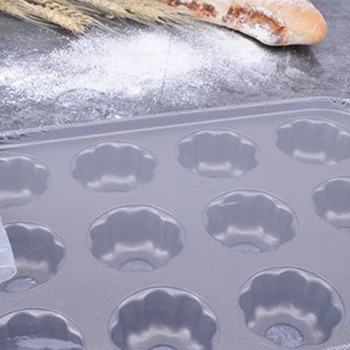 

1*Baking Tray Set Deluxe 12 Mini Cheesecake Cup Cake Tray Non Stick Muffin Cupcake Baking Tin Pan Practical