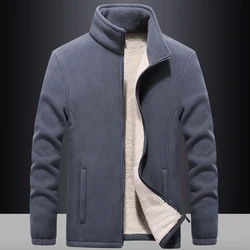 Plus Size 7XL 8XL 9XL Winter Fleece Hiking Jacket Men outwear Sportswear Wool Liner Hoody Warm Hoodies Thermal Coat Sweatshirts