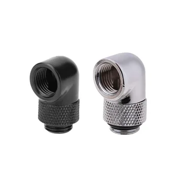 

G1/4 Thread Rotary Fitting Water Cooling Connector 90 Degree Fitting Adapter For Pc Water Cooling System
