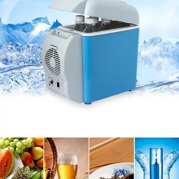 

Portable Car Freezer 7.5L Mini Fridge Refrigerator Car Refrigerator Cooler Heater Universal Vehicle Parts
