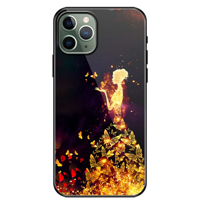 Geruide для iPhone 11 чехол, закаленное стекло для iPhone 11 Pro Чехол cubierta para Для iPhone 11 Pro MAX чехол