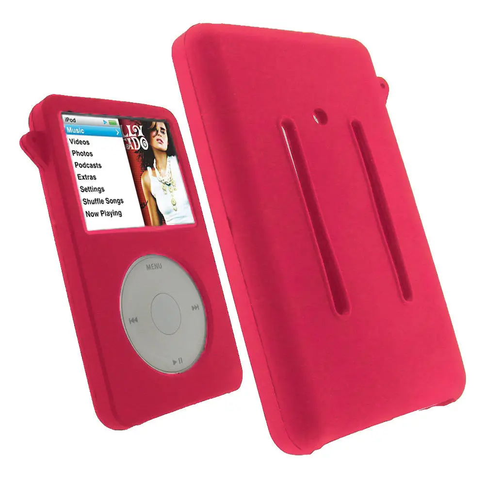 Silicone Skin Case Cover for Apple iPod Classic 6th 7th 80GB 120GB 160GB Video 5th 30GB Cover Holder 10.5mm Thickness silicone ipod cover