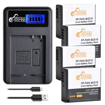 

DMW-BLG10 BLG10PP Battery & LCD USB Charger for Panasonic Lumix DC-GX9 LX100 II ZS70 ZS200 ZS60 ZS70 ZS100 ZS200 GF3 GF5 Camera