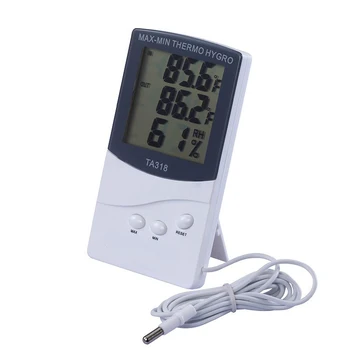 

Digital Display Thermometer Dual Humidity Temperature Display Sensor Greenhouse