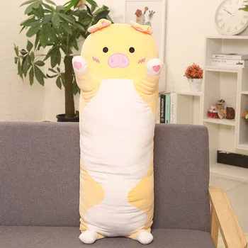 

Cartoon Cute Long Cushion Vivid Soft Plush Animal Plush Toy Sofa Home Decor HKS99