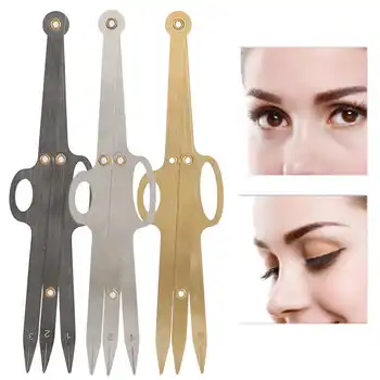 

Microblading Eyebrow Stencil Template Eyebrow Guide Ruler Positioning Measure Tool Microblading Ruler Eyelashes Accesories
