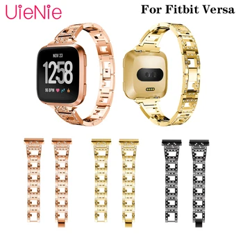 

For Fitbit Versa Steel Watch Strap For Fitbit Versa Aluminum Strap Fashion Bracelet Metal Replacement strap Wristband Accessory