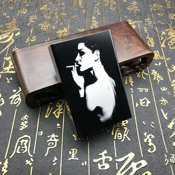 

Individualized Cigarette Case Aluminum Alloy Metal Storage Box Holder Carrier Container For 20 Cigarettes Self-rolled accessorie