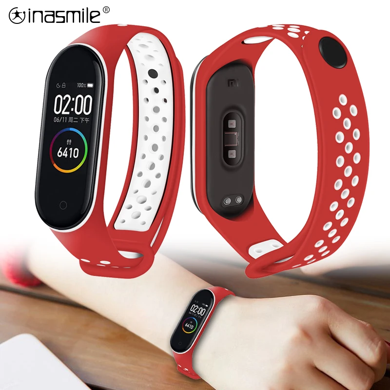 Nice &amp Cute sport Bracelet For Mi Band 3 correa for miband 4 pulseira strap Xiaomi Strap Smart watch Accessories | Электроника