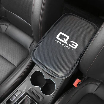 

1PCS Car Armrest Pad Covers Auto Seat Armrests Storage Protection Cushion for AUDI Q3 Q5 Q7 A4 B6 B8 B7 A6 C5 C6 C7 A3 A5