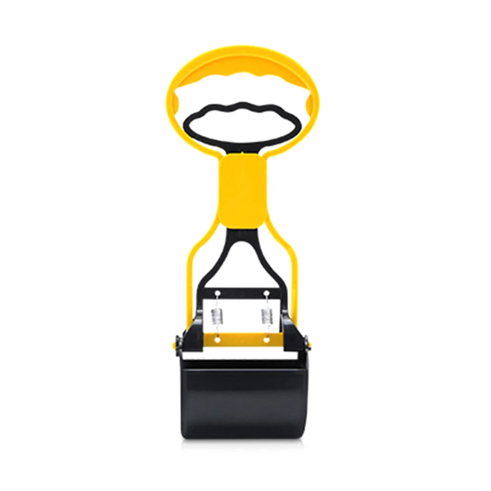 Pet Pooper Scooper с длинной ручкой, Pet Pooper Scooper, собака, кошка, мусорный захват, совок для уборки собачьих экскрементов - Цвет: Цвет: желтый
