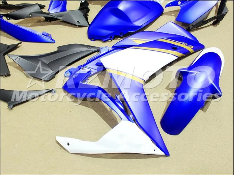 4 подарки стиль ABS литьевая форма мотоцикл Обтекатели подходит для YAMAHA R3 R25- 15-19 Кузов Набор Синий белый Холодный