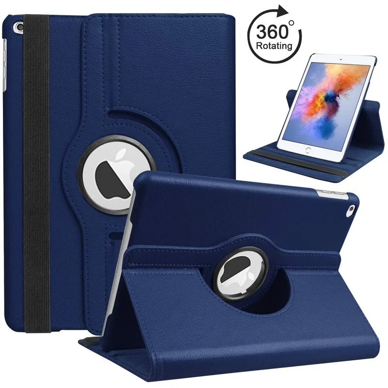 

For iPad Air 2 Air 1 Case Cover for iPad 9.7 2018 2017 Case 5 6 5th 6th Generation Funda 360 Degree Rotating Leather Smart Coque