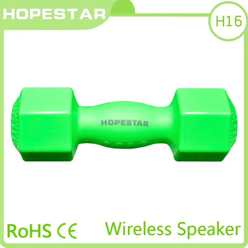 HOPESTAR-H16 Bluetooth динамик гантели беспроводной портативный открытый динамик многофункциональный подарок Маленькая звуковая панель супер бас колонка - Цвет: Army Green