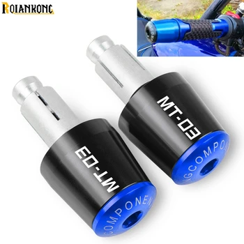 

MT-03 LOGO 7/8mm CNC Motorcycle Handlebar Grips Handle Bar Cap End Plugs For Yamaha MT-03 MT03 2003 2004 2005 2006 2007 2008 09