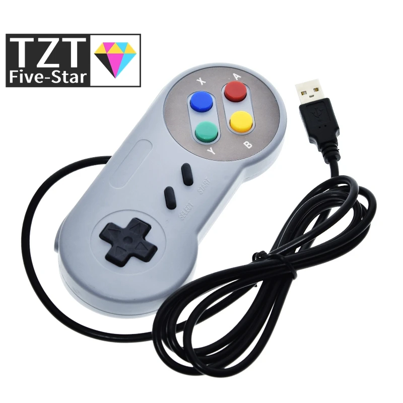 USB-джойстик для Nintendo SNES ПК MAC | Электронные компоненты и принадлежности