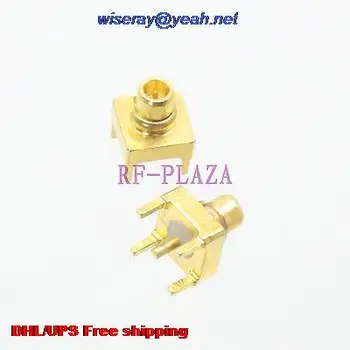 

DHL/EMS 200pcs Connector MMCX male plug solder PCB mount Straight -A3