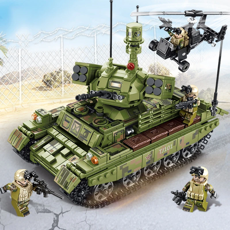 Железная кровь тяжелое оборудование совместимая тема серии 894 шт Land warfare Танк