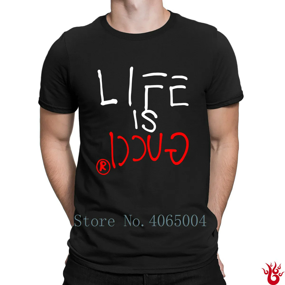 Life_Is_Gucie_Funny футболка для мальчиков хлопковые пальто надпись одежда детей в стиле