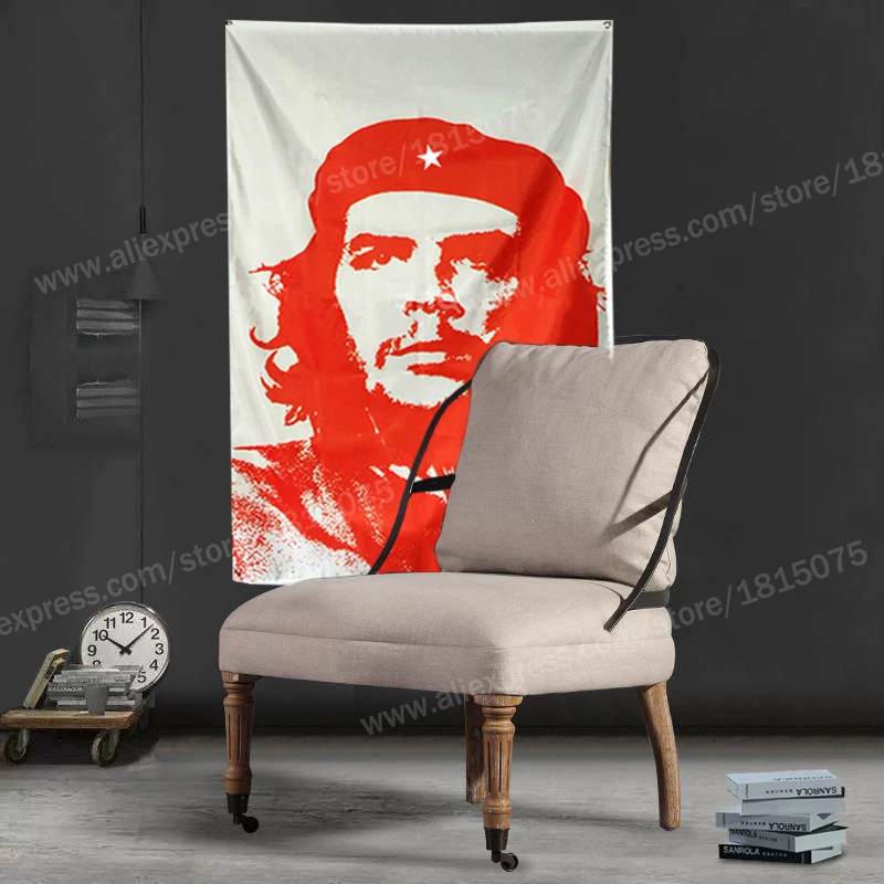 U24 Toppa Cuba Con Che Guevara E Scritta Hasta La Victoria, 9x6 Cm, Termoadesiva O Da Cucire
