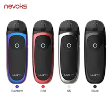 Набор Nevoks Lusty vape 3,3 мл pod картридж с 1000 мАч батарейкой мод испаритель сетка катушка электронная сигарета 5 Вт-25 Вт комплект