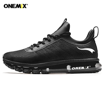 

ONEMIX Men Running Shoes Cushioned Sneakers Breathable Shock Absorbers Outdoor Road Running Shoes Walking Jogging Trainers Max47