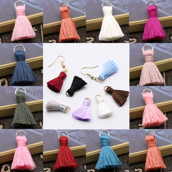 

DIY 1 PC Tassel Cotton Tassel Hand made jewelry finding Necklace earring accessory Clothing supplementary material Gifts
