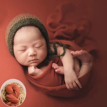 Ylsteed стрейч новорожденный обертывание s для фотографии хлопок ребенка пеленать обертывание новорожденный реквизит для фото младенца Рождество съемка наряды