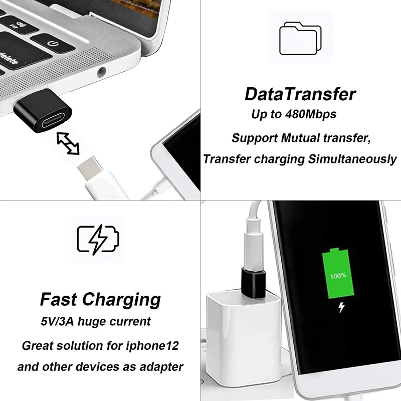 รูปสินค้า อะแดปเตอร์ USB 3.0 ถึง USB-C 3.1 สำหรับอุปกรณ์เคลื่อนที่