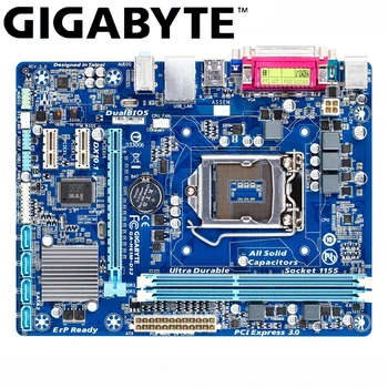 

Gigabyte Motherboard GA-H61M-DS2 with Intel H61 LGA 1155 DDR3 DIMM Socket 16GB Support Core i7/i5/i3/Pentium/Celeron Motherboard