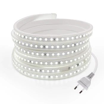 

Waterproof 220V LED Strip SMD 4040 100LEDs/m Super Bright Flexible Light for Indoor Outdoor Lighting White / Warm White 1M-100M