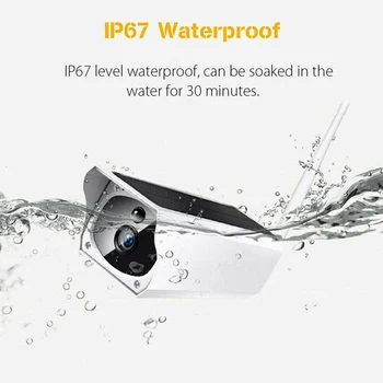 

Wireless Solar Outdoor WiFi IP Camera 1080P HD Security Surveillance Waterproof Camera New Arrival