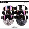 Men Women Ski Snowboard Snowmobile Goggles Mask Snow Winter Skiing Ski Glasses Motocross Cycling Riding Detachable Sunglasses 2