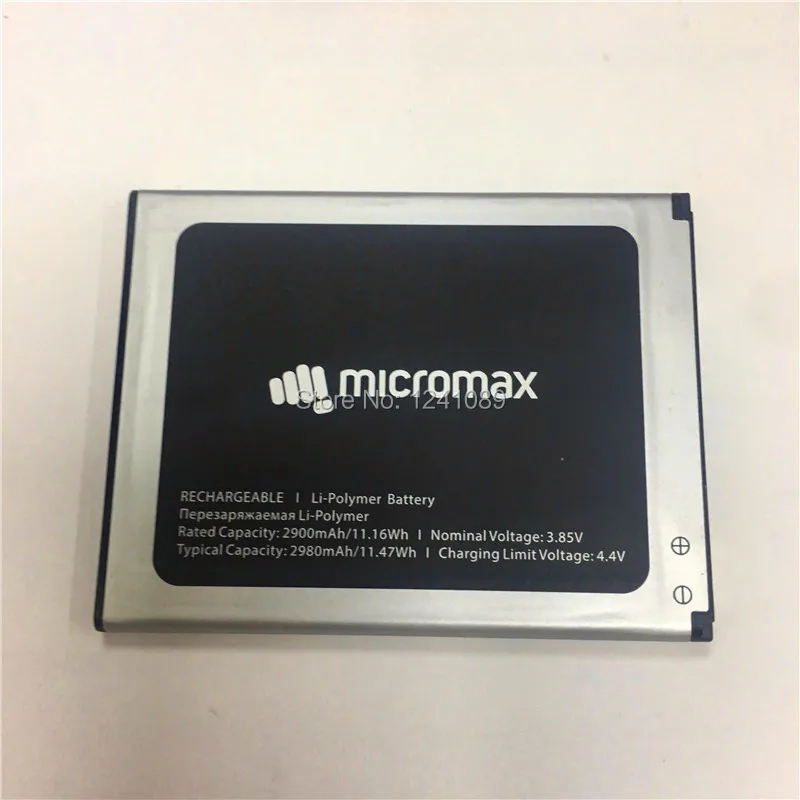 Аккумулятор для Micromax ACBPR29M02 2500 мАч длительное время ожидания высокая емкость