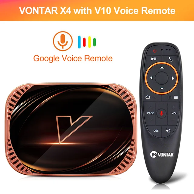 VONTAR X4 Amlogic S905X4 Smart TV Box Android 11 4GB 128G 32GB 64GB Wifi BT  AV1 Media Player TVBOX 4K 1000M Set top box