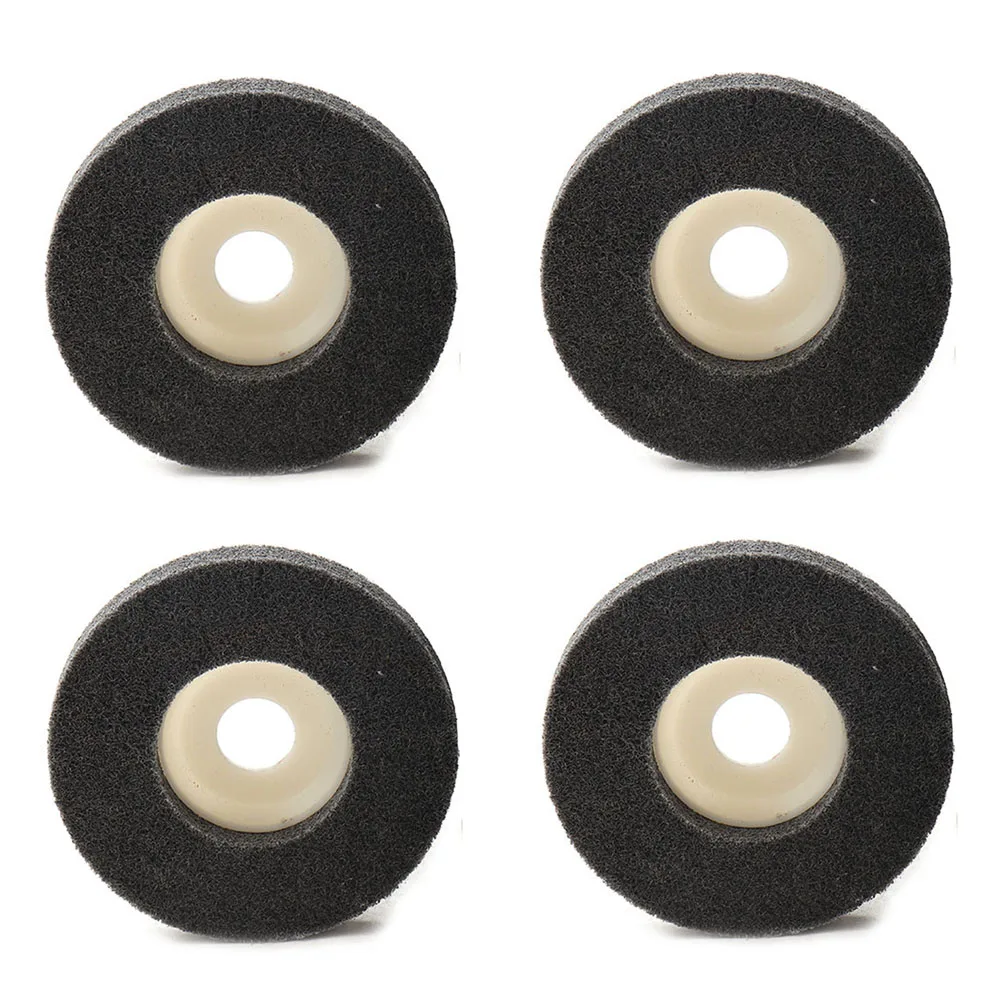1 Stück Nylon-Polierscheibe Schleifscheibe 100/115/125mm Faserschleifscheibe für Metallbearbeitung Holzpolitur auf Winkelschleifer – Detail 7