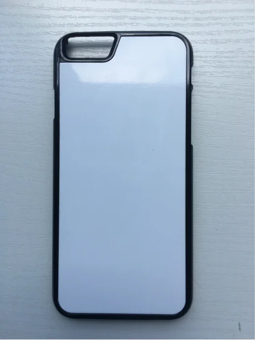 black 10 шт сублимационный чехол для телефона для iPhone оболочка жесткий чехол из ПК алюминиевый корпус для 2D горячей печати мобильный телефон оболочка - Цвет: black