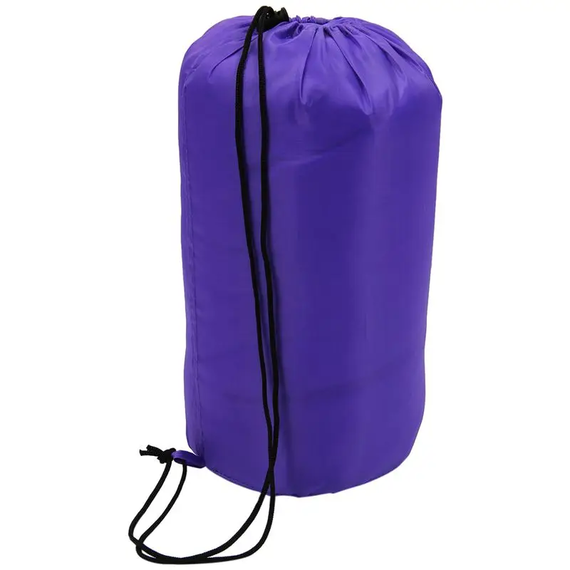 Взрослый одиночный кемпинг водонепроницаемый чехол для костюма конверт спальный мешок фиолетовый