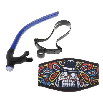

Swimming Diving Front Snorkel Mouthpiece and Neoprene Mask Strap Wrapper Cover for Water Sports