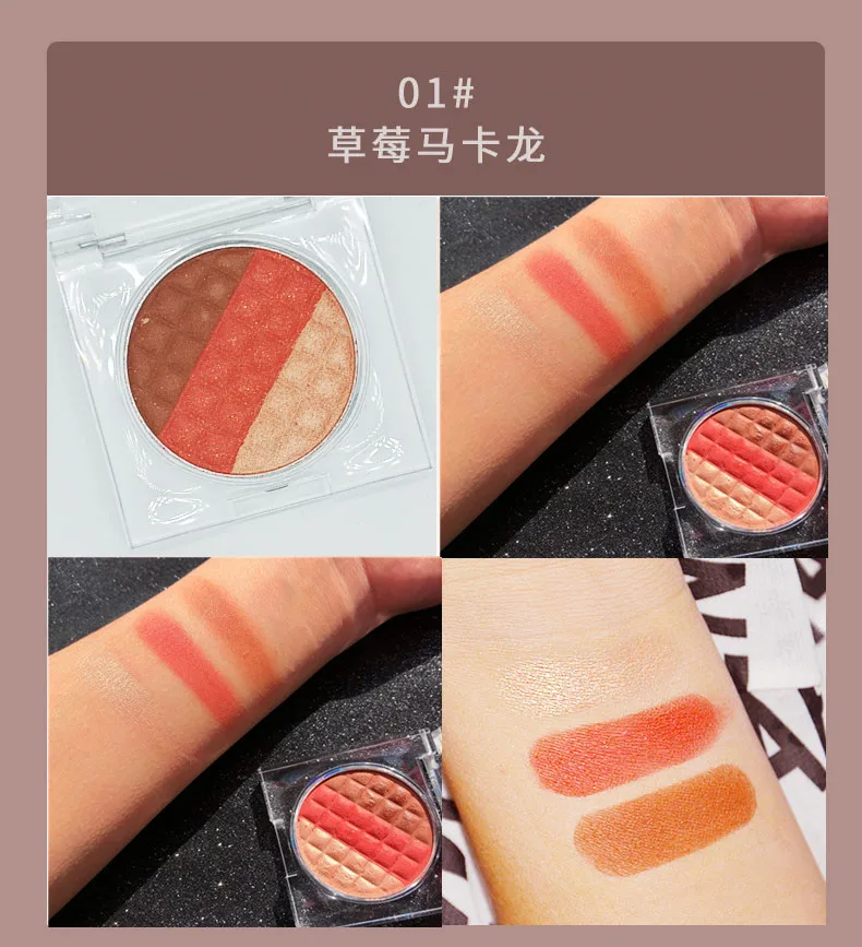 01 Chameleon Shimmer Matte Pigmented Eyeshadow Palette Glitter Shiny Multi Chrome Eyeshadow Pallete Powder Cosmetic Makeup Palette - Color: 01