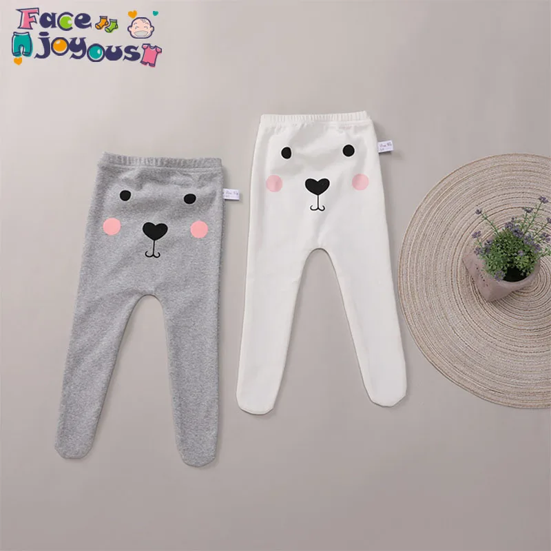 

Children Cartoon Pantyhose Leggings Boy Girl bear Print Cotton Baby pants kids Long Legs Warm Children's Clothing Accessories