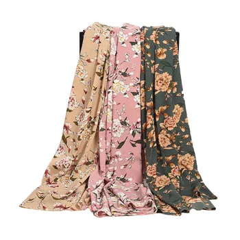 

2meter/lot Fashion New Polyester Fabric Stretch Printed Fabric Garment Fabric Floral printed chiffon